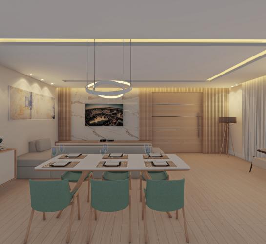 Residência E&R - Sala de Estar/Jantar